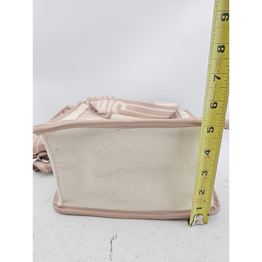 Steve Madden Monogram Logo Canvas Tote - Picture 5 of 5